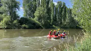 Kars Akyaka sularında ilk rafting kampı başladı