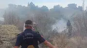 Susurlukta bir ton saman küle döndü