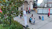 Düzce’de camiye giden gençler sporla buluşuyor