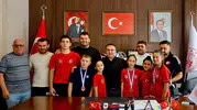 Ankara minderi Bilecikli genç güreşçilerin başarısına sahne oldu