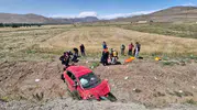 Bayburt yolunda kaza 8 kişi yaralandı