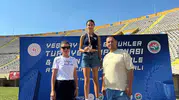 Aydınlı sporcu Türkiye’nin zirvesine yürüdü