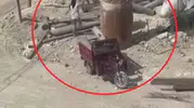 Antakya’da gündüz gözüyle inşaat hırsızlığı kameraya yansıdı
