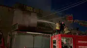 Reyhanlı sanayi sitesinde korkutan yangın