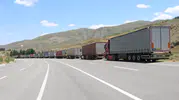 Esendere sınırında 12 kilometrelik TIR çilesi