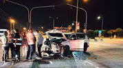 Van Edremit yolunda gece yarısı kaza