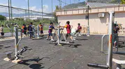 Hafızlık öğrencileri dersleri bir kenara bırakıp sahaya indi