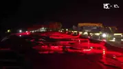 Pamukkale 15 Temmuz anısına kırmızı beyaza büründü