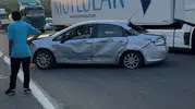 Bolu TEM Otoyolu'nda üç araç birbirine girdi