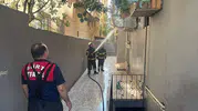 Siirt'te bir restoranda baca yangını paniği