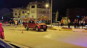 Osmaneli’de yaya geçidinde motosiklet kazası