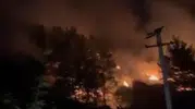 Manavgat ormanlarında gece yarısı yangın paniği