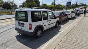 Eskişehir trafiğinde zincirleme kaza ucuz atlatıldı