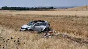 Diyarbakır çevre yolunda cip tarlaya uçtu 5 yaralı