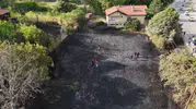 Karabük'te yangın dehşetinden jandarma eliyle kurtuluş