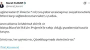 Bakan Kurum sosyal konut projelerindeki güncel tabloyu paylaştı
