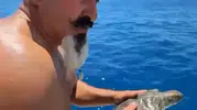 Alanya açıklarında tur teknesi kaptanından örnek kurtarma operasyonu