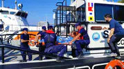 Fethiye açıklarında teknede yaralanan iki kişi için acil tahliye