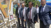Alaşehir şehitlerini 2 bin kişilik dev sofrada andı