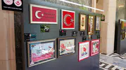 Şehit yakınları ve gazilerin sanat eserleri Meclis çatısı altında buluştu