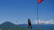 Artvin semalarında sürpriz prova uçuşu