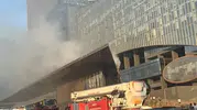 Çankaya’da iş merkezinde korkutan yangın
