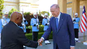 Erdoğan Vahdettin Köşkü'nde Liberya Cumhurbaşkanı Boakai'yi ağırladı