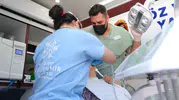 Aydın'da gezici diş klinikleri üç ilçeye hizmet götürdü