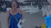 Seferihisar plajında anne ve kızına saldıran kadın serbest bırakıldı