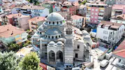 Kuruçeşme’de yeni cami inşaatının yarısından fazlası tamamlandı