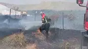 Bingöl Genç’te korkutan bahçe yangını büyümeden kontrol altına alındı