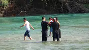 Manavgat Irmağı’nda piknik keyfi faciaya dönüyordu