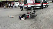 Düziçi’nde motosikletli sürücünün karıştığı kaza hastanede bitti