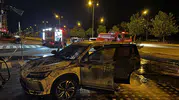 Kayseri'de şarj olan elektrikli otomobil alev topuna döndü