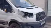 Iğdır merkezde iki araç çarpıştı