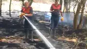 Karakoçan Yenice Köyü’nde korkutan ot yangını kontrol altına alındı