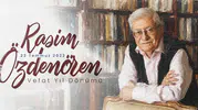 Edebiyatın usta ismi Rasim Özdenören unutulmadı