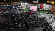 Manisa Selendi ve Kula meydanlarında 15 Temmuz nöbeti