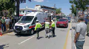 Kırşehir Terme Caddesi’nde otomobil yayaya çarptı