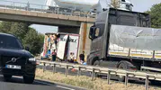 Eskişehir çevre yolunda kaza sonrası tır sürücüsü kayıplara karıştı