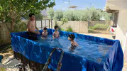 Hataylı dededen sıcaklara karşı yaratıcı çözüm
