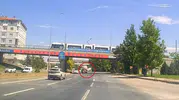 Eskişehir çevre yolunda seyreden tankerin lastiği büyük bir gürültüyle patladı