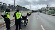 Samsun Canik’te motosiklet kazası İki kişi yola savruldu
