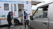 Oltu’da araç muayenesi ayağa geldi
