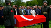 Kastamonu'da trafik kazasında hayatını kaybeden asker toprağa verildi