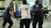Park kavgası kanlı bitti Bir kişi ağır yaralı