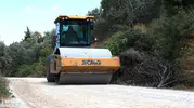 Hatay Defne’de bozuk yollar yenileniyor