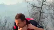 Susurluk yangınında Başkan Ahmet Akın yaralandı