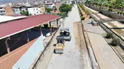 Nazilli sokaklarında eski asfaltlar sökülüyor