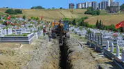 Derecik Mezarlığı’nda heyelan riskine karşı kalıcı önlem